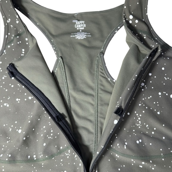 Torrid Camper Low-Impact Wireless Longline Active Sports Bra Size 4 Scatter Dot - Picture 12 of 14